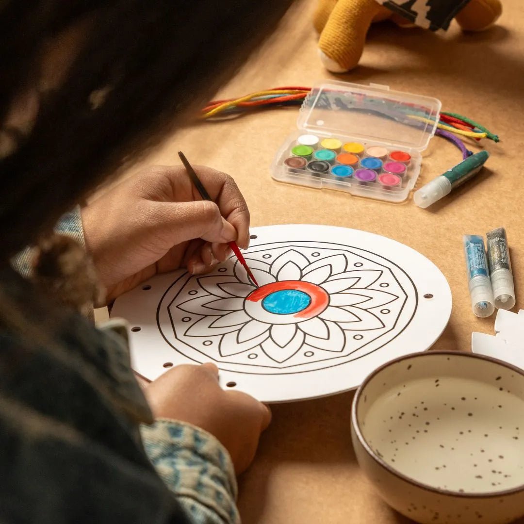 DIY Dream Catcher - Mandala Art for Kids - NESTA TOYS
