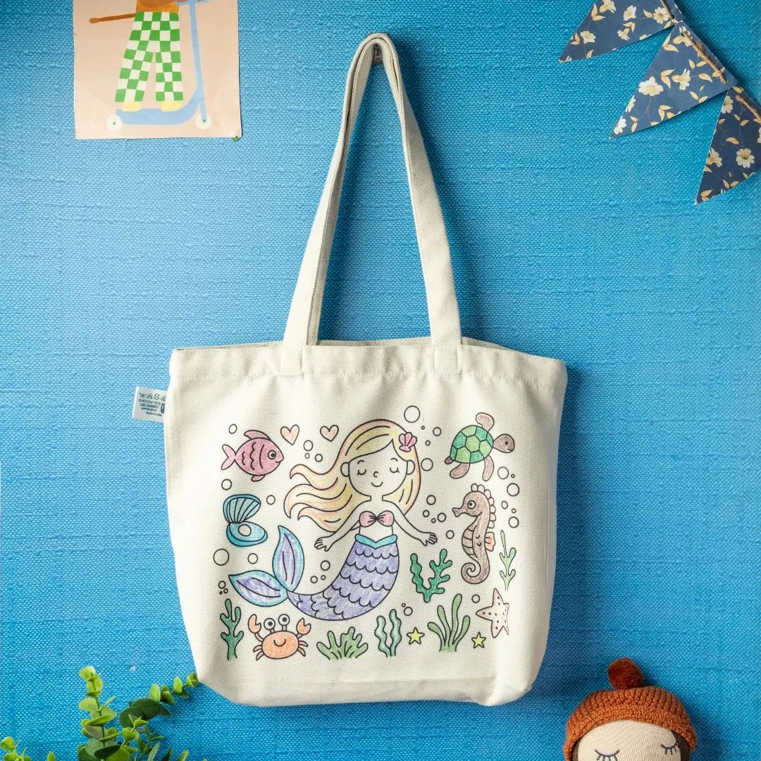DIY Doodle Bag (Set of 2)– Princess & Mermaid Themes - NESTA TOYS