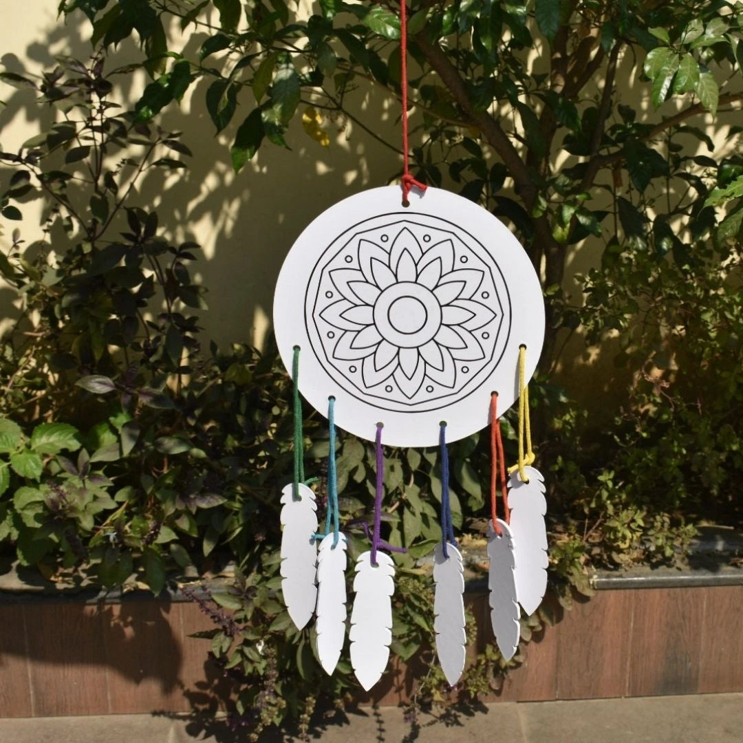 NESTA TOYS – DIY Dream Catcher Creative Kit for Kids,Hands-on mandala art activity with DIY dream catcher kit for children