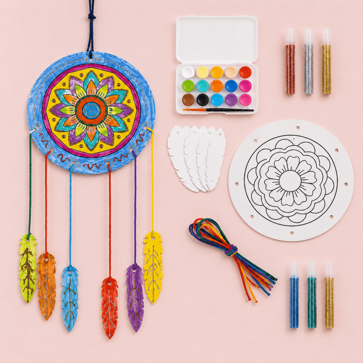 DIY Dream Catcher - Mandala Art for Kids - NESTA TOYS