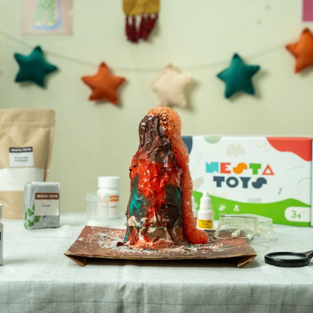 Volcano Kit – Hands - On Earth Science STEM Kit - NESTA TOYS