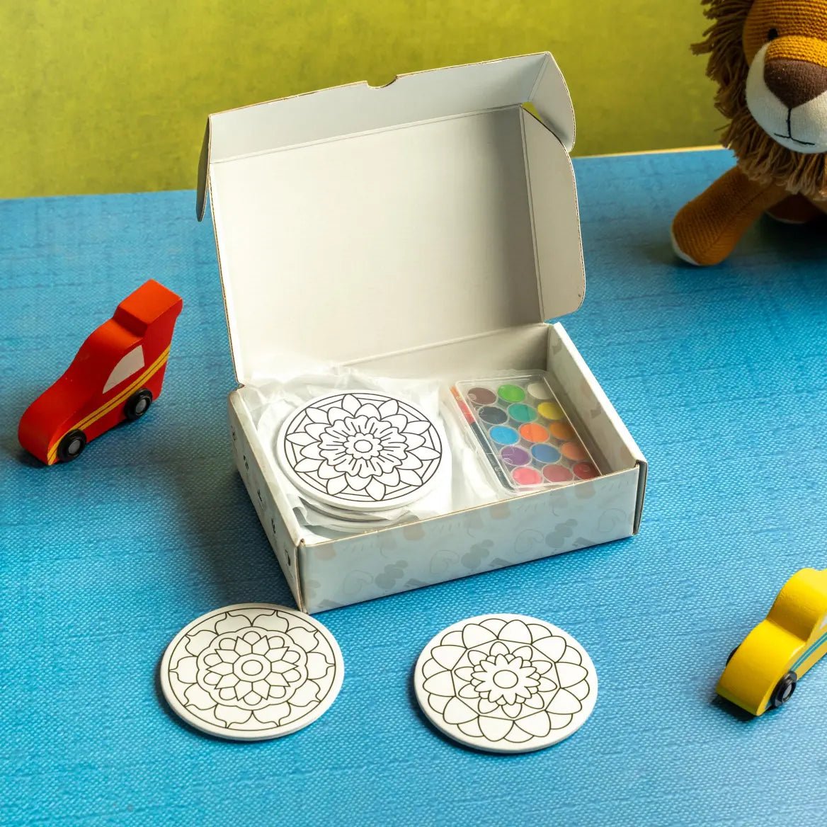 DIY Fridge Magnet - Mandala Art - NESTA TOYS