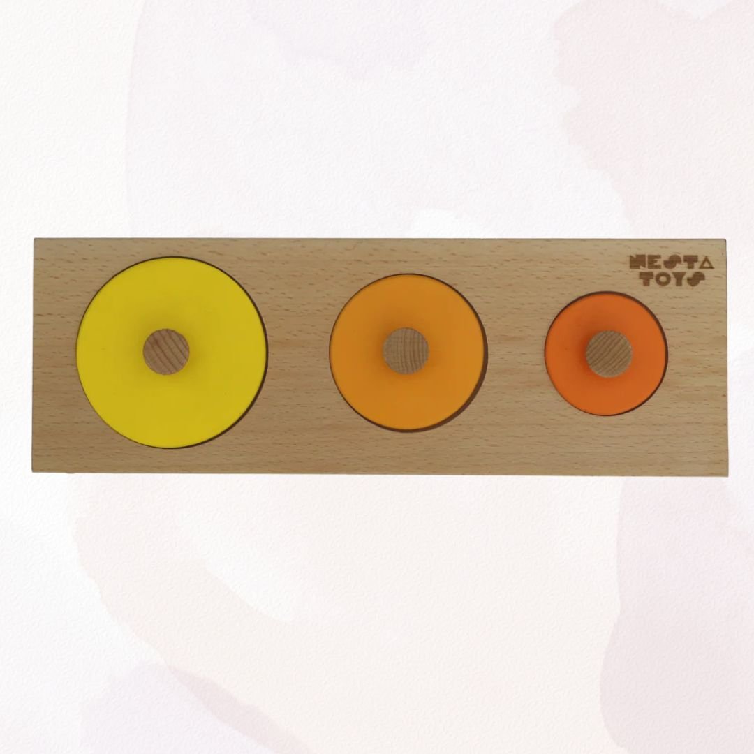 Montessori Circle Seriation Puzzle - NESTA TOYS