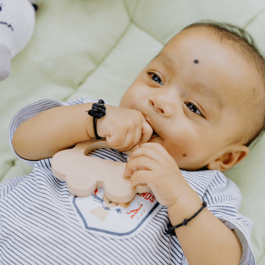 Newborn Gift Set – Skwish Rattle, Clacker Rattle & Wooden Teethers - NESTA TOYS