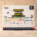 Phonics Flash Cards - Learn to Read in 20 Stages (60 cards, 490 Words)