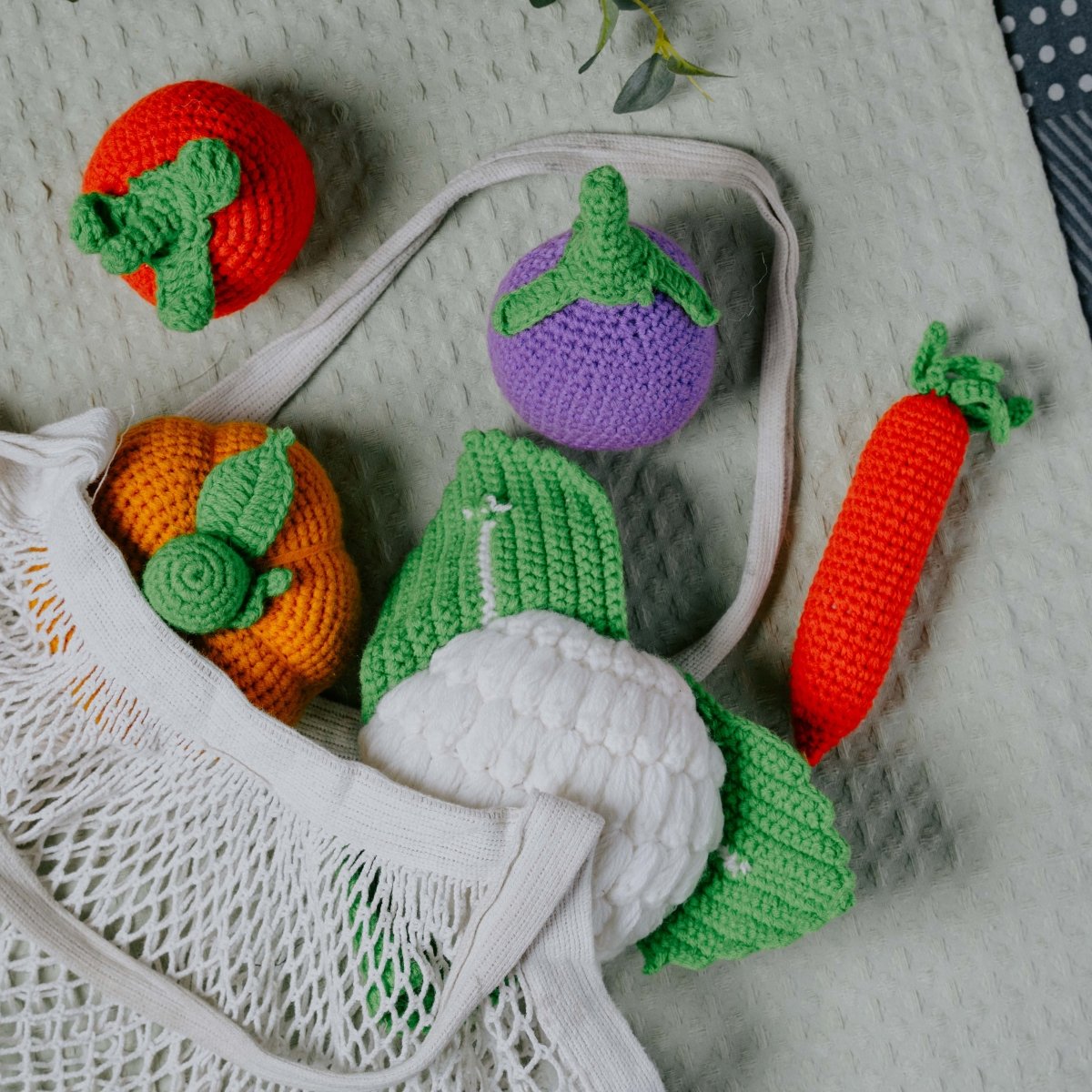 Crochet Vegetable Toys | Play Food for Kids - NESTA TOYS