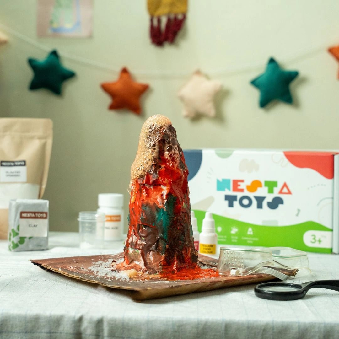 Volcano Kit – Hands - On Earth Science STEM Kit - NESTA TOYS