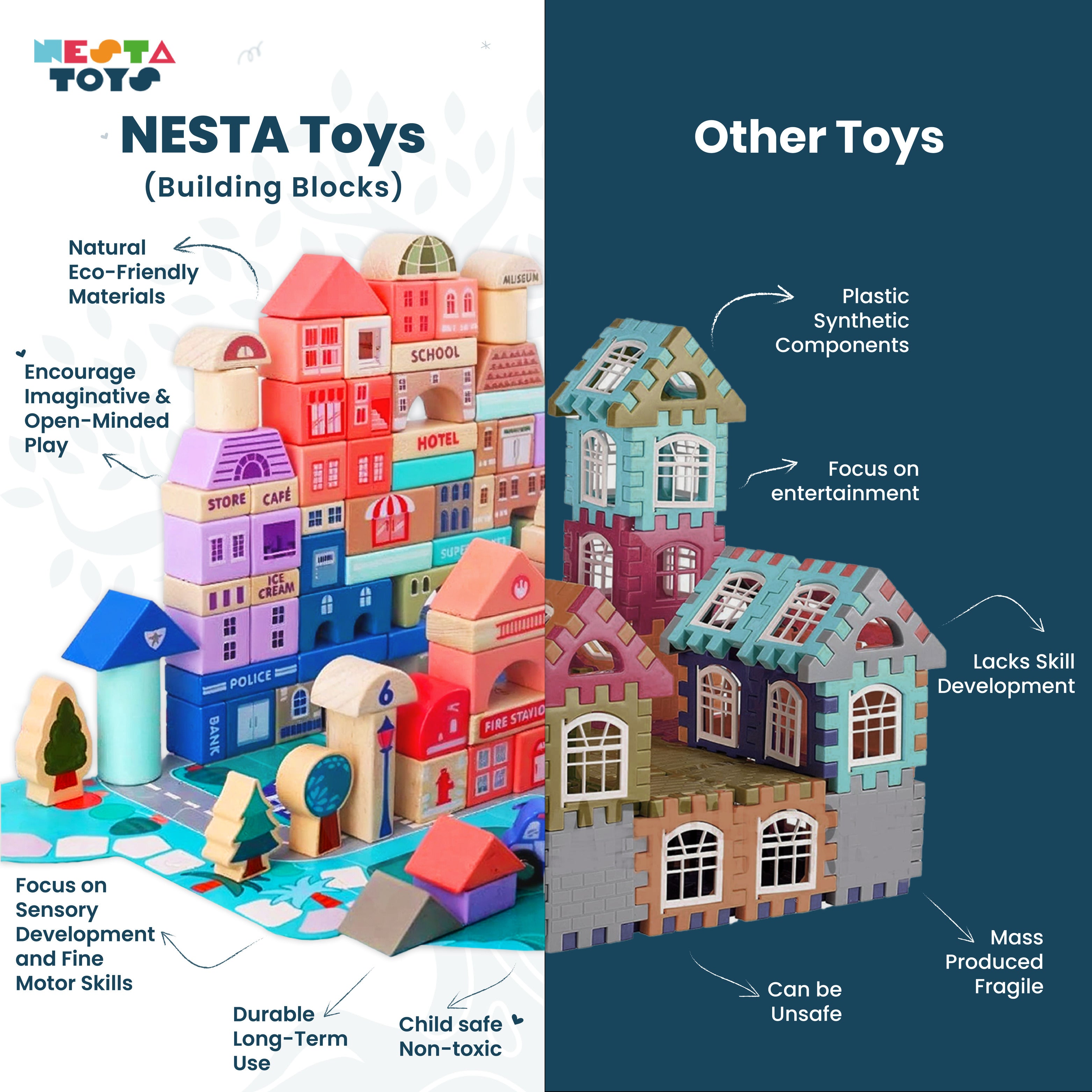 Nesta Toys - Building Blocks