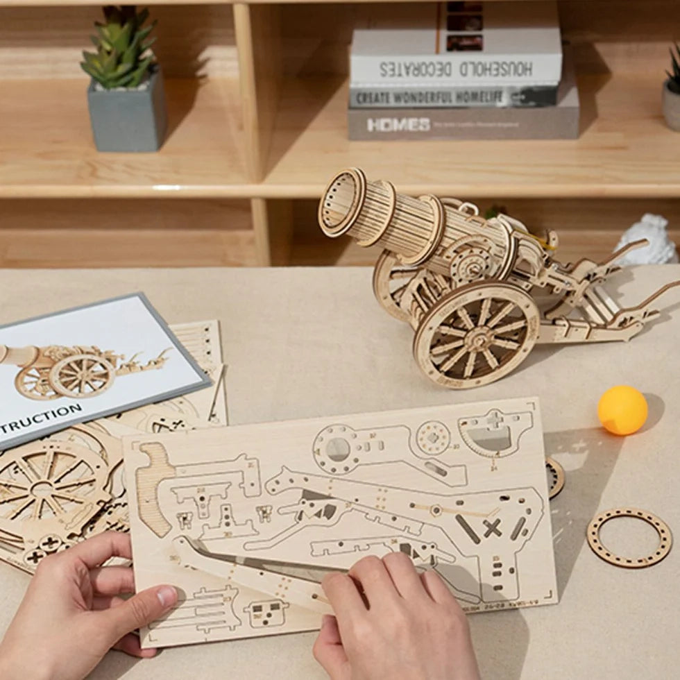 Medieval Wheeled Cannon (158 Pcs) - nestatoys