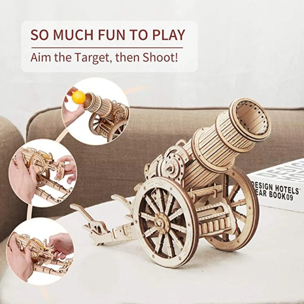 Medieval Wheeled Cannon (158 Pcs) - nestatoys
