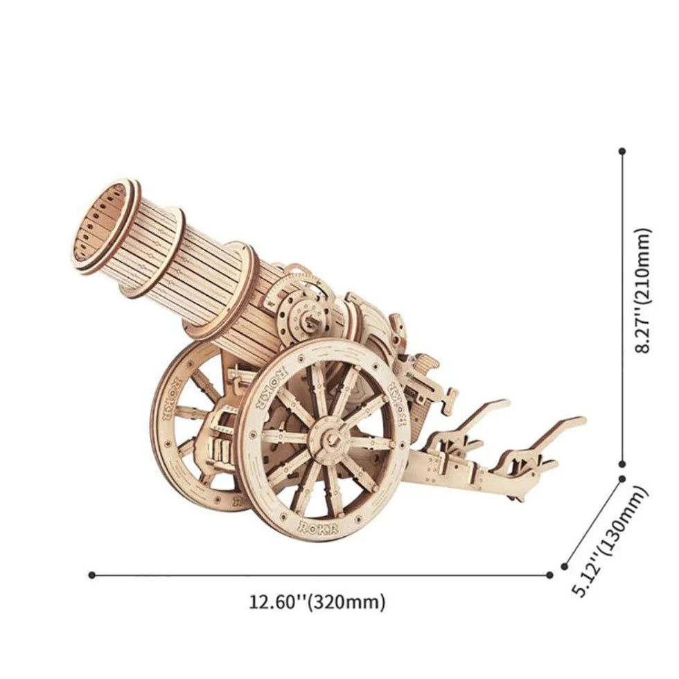 Medieval Wheeled Cannon (158 Pcs) - nestatoys