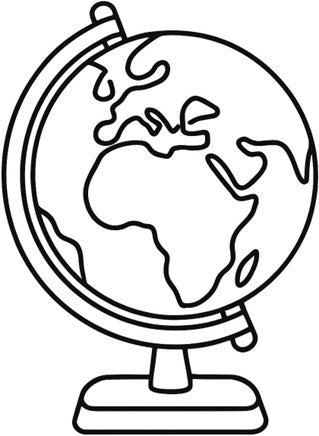 DIY Fridge Magnet - World Explorer