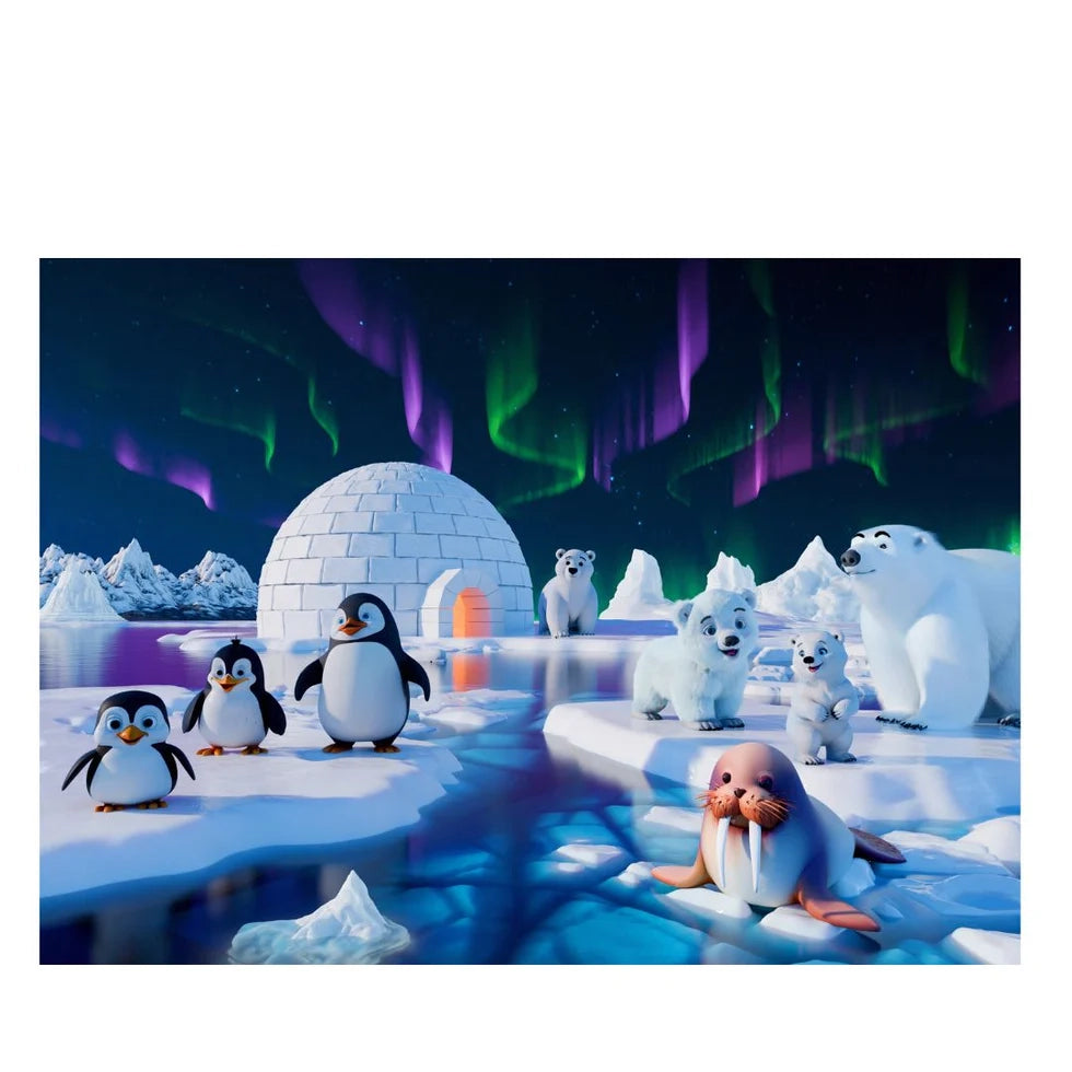 Habitat - 4 in 1 Level Up & Learn Jigsaw Puzzle (9 Pcs - 20 Pcs) - nestatoys