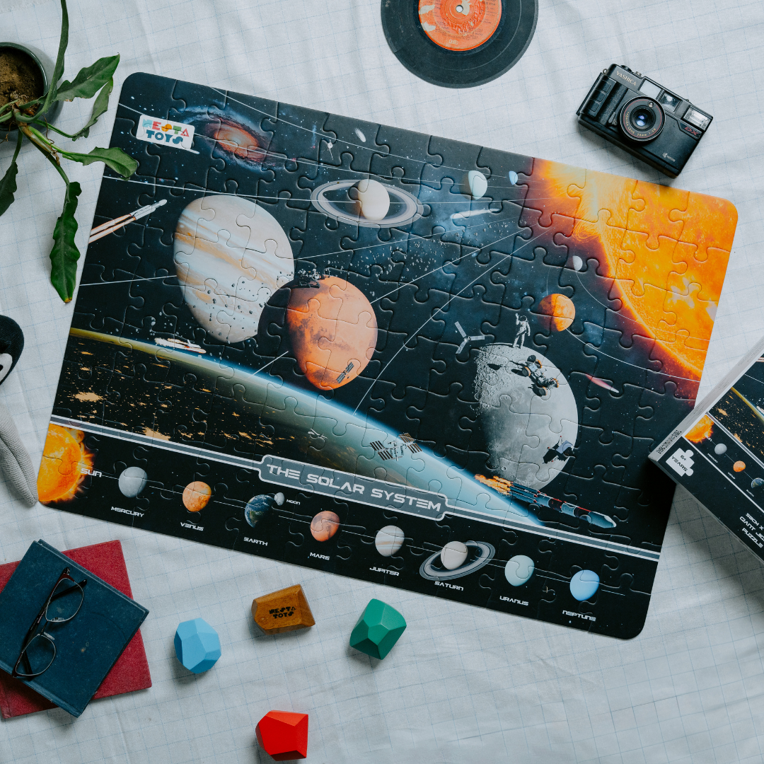 Solar System Jigsaw Puzzle (108 Jumbo Pieces) - nestatoys