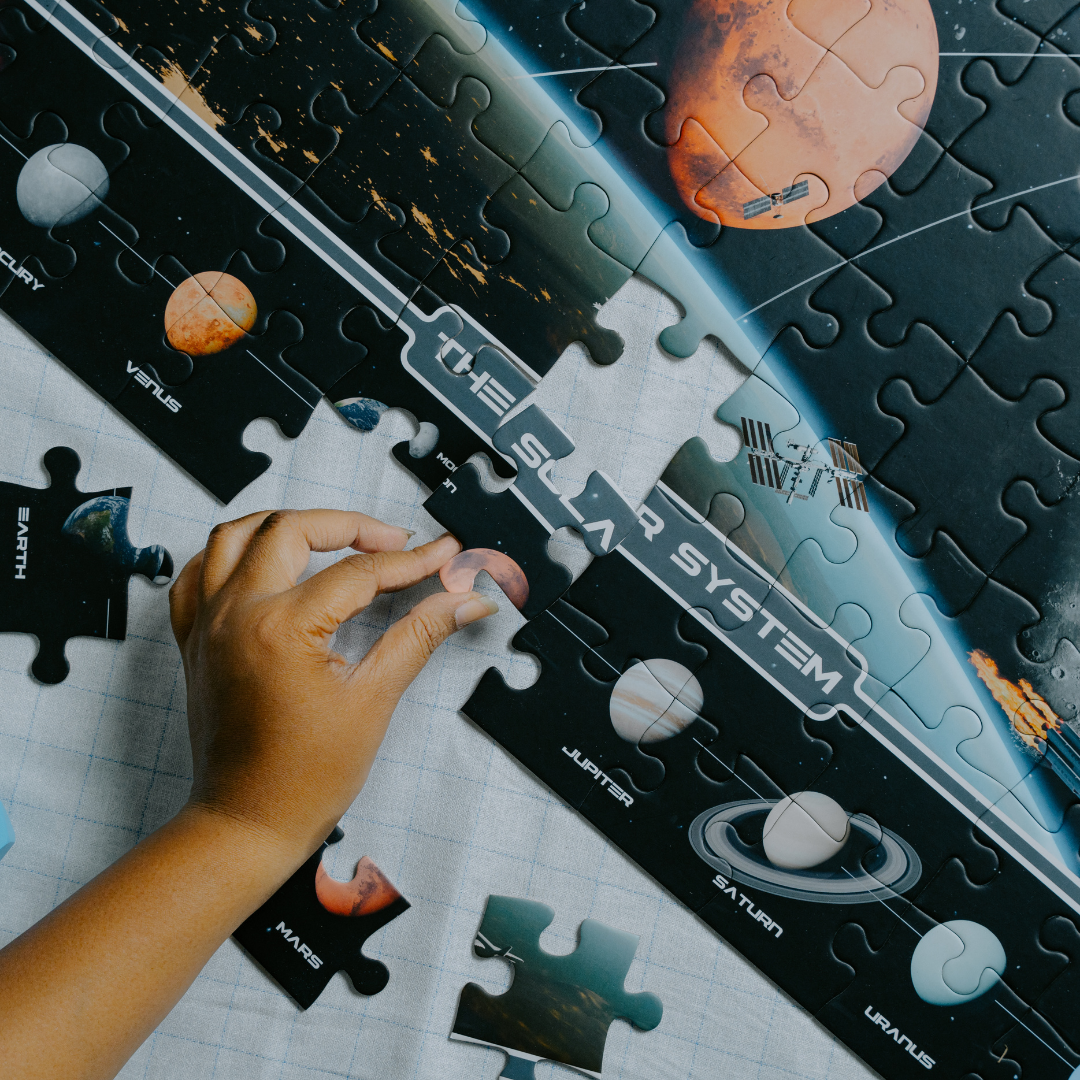 Solar System Jigsaw Puzzle (108 Jumbo Pieces) - nestatoys