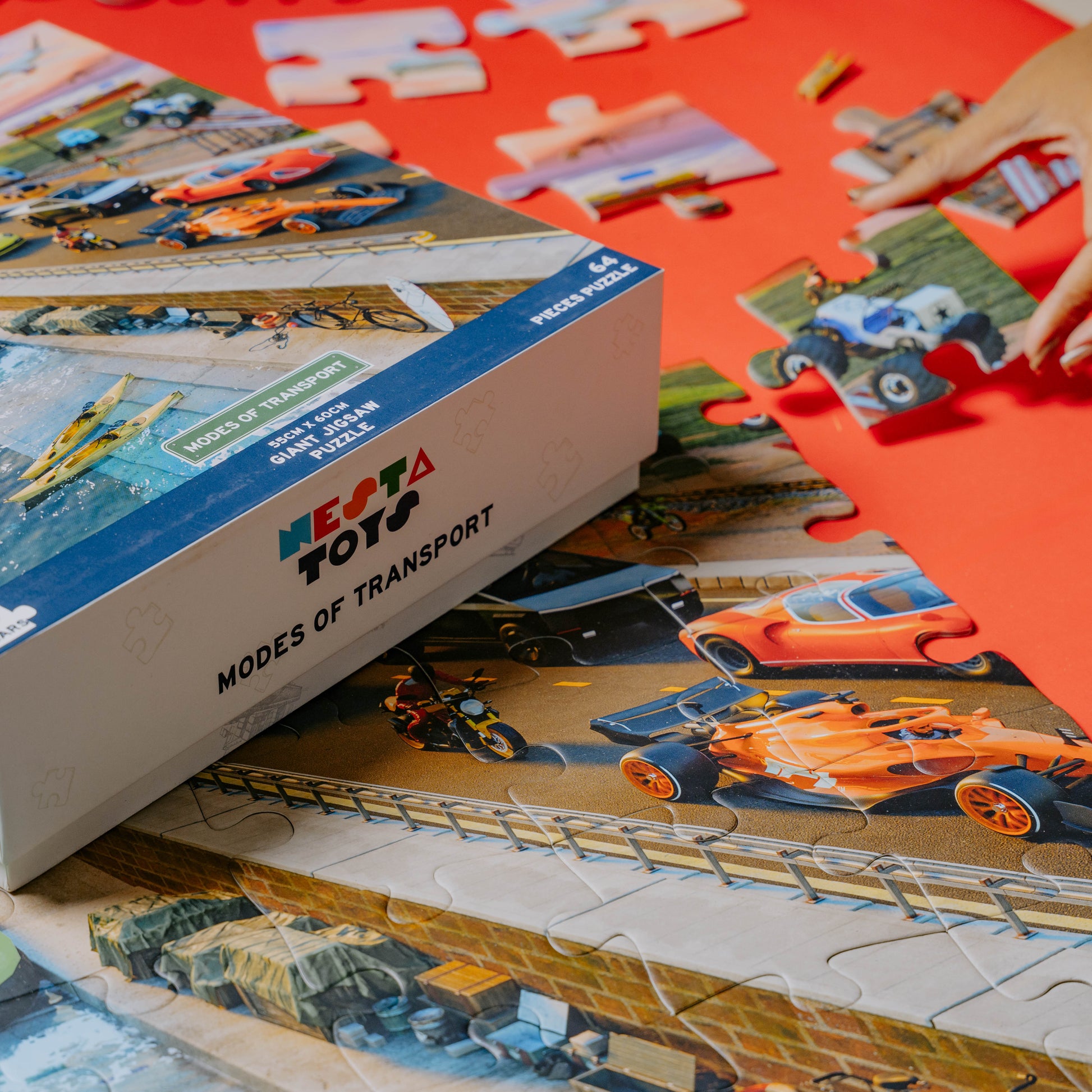 Modes of Transport Jigsaw Puzzle (64 Pcs) - nestatoys