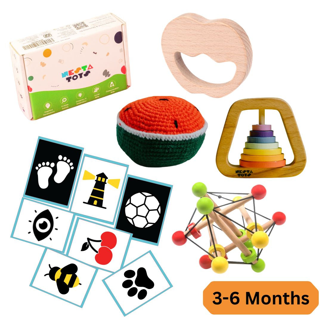 Sensory Explorer Play Kit for 3-6 Months Babies (Level 2)