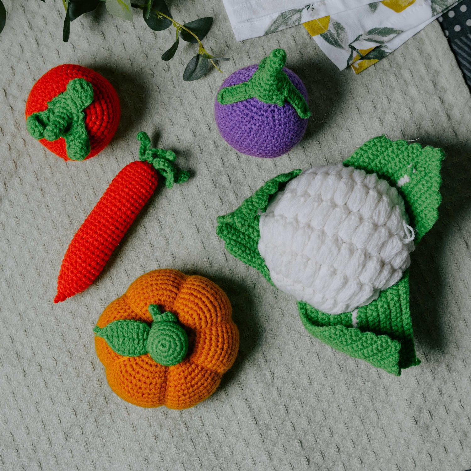 Crochet Vegetable Toys | Play Food for Kids - nestatoys
