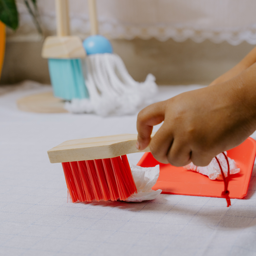 Wooden Cleaning Set Toy (6 Pcs) - nestatoys
