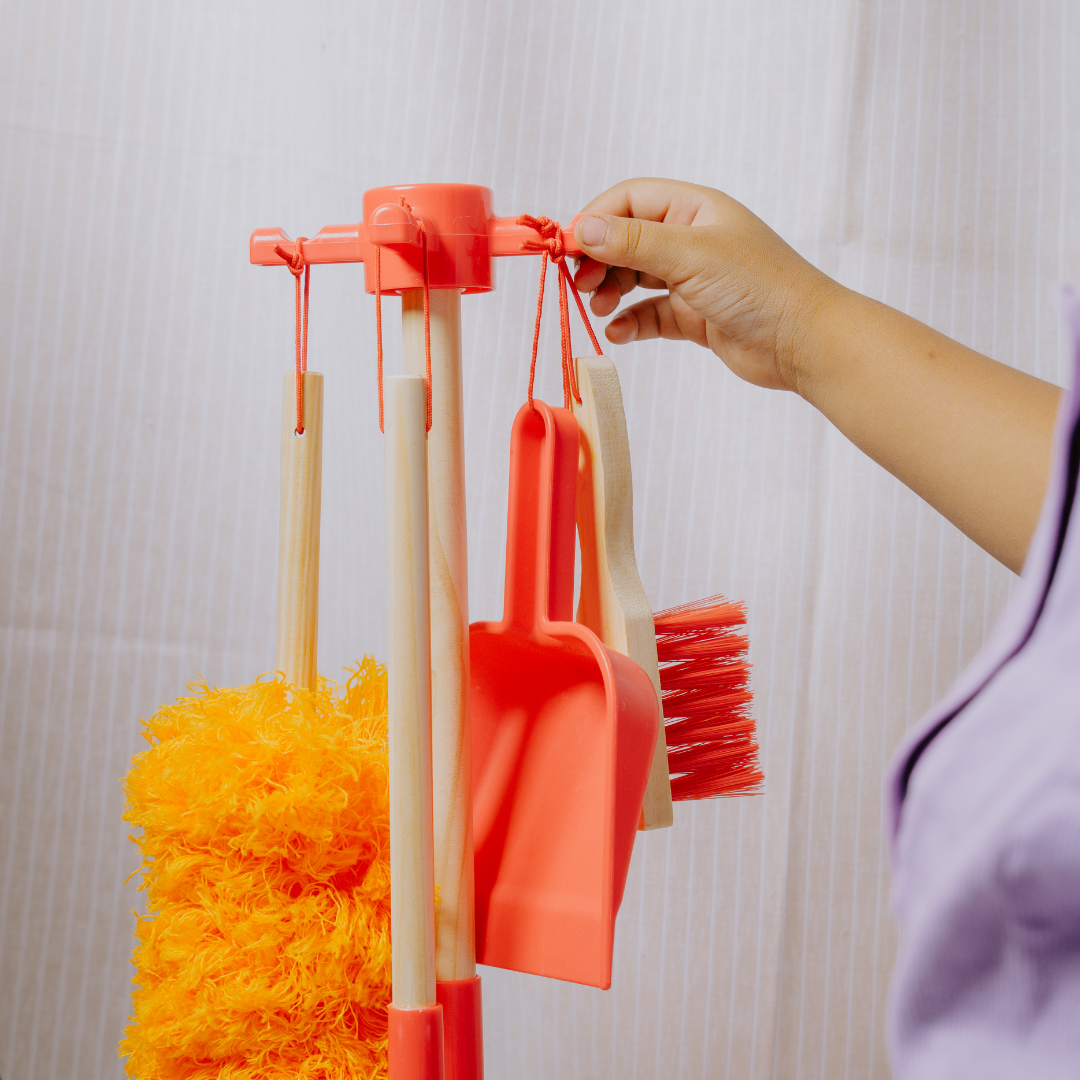 Wooden Cleaning Set Toy (6 Pcs) - nestatoys