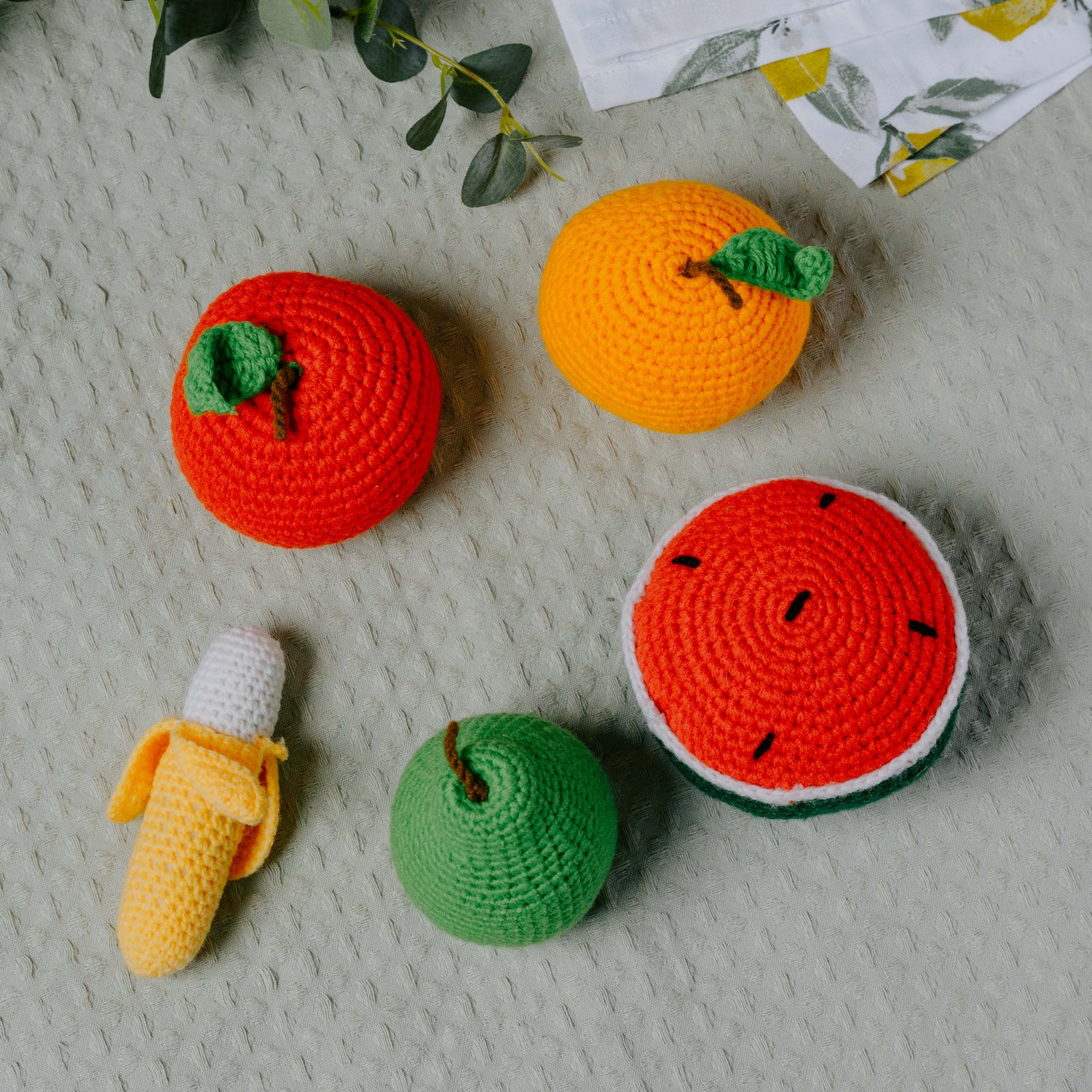 Crochet Fruit Toys | Play Food for Kids - nestatoys
