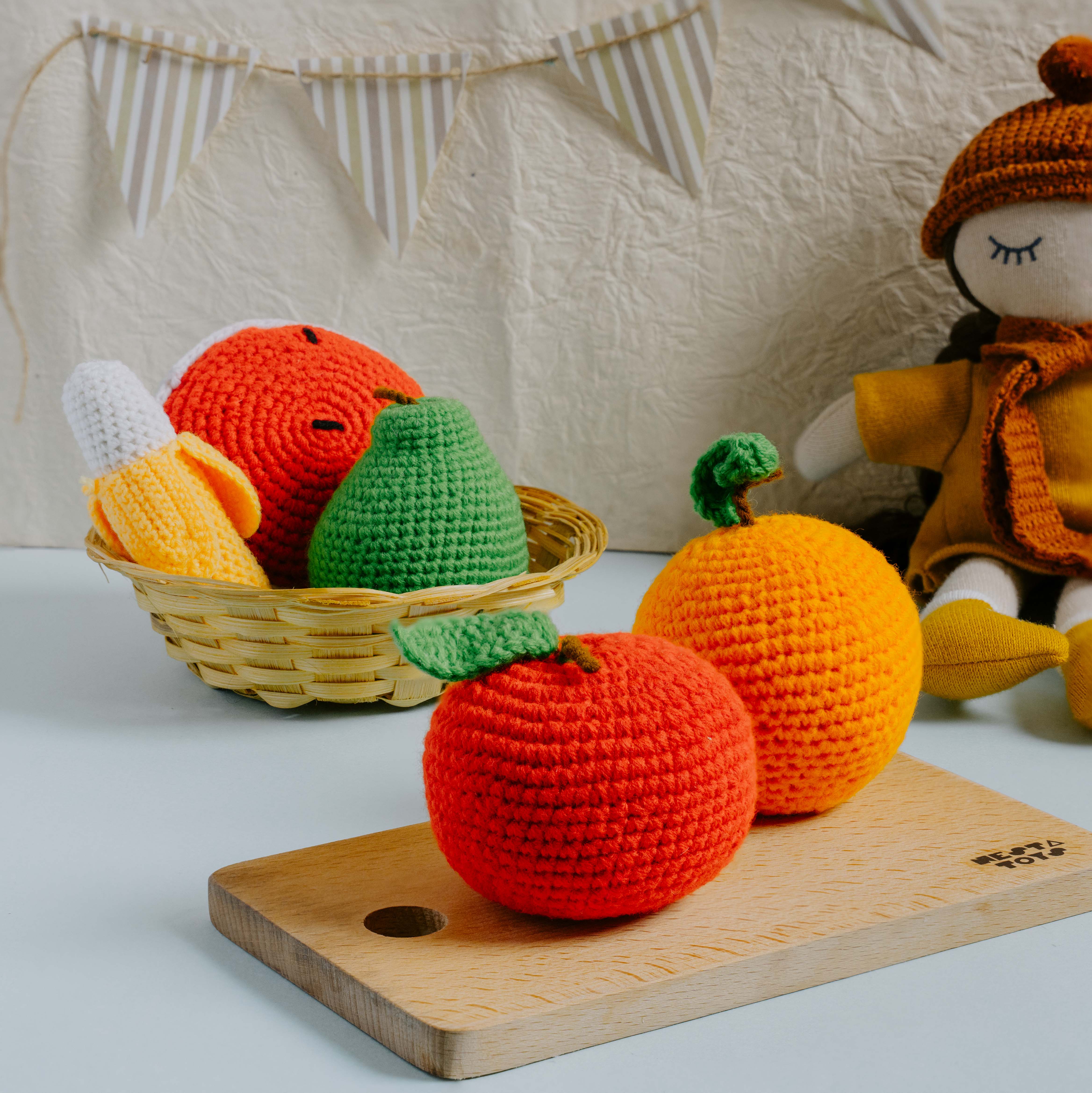 Crochet Fruit Toys | Play Food for Kids - nestatoys