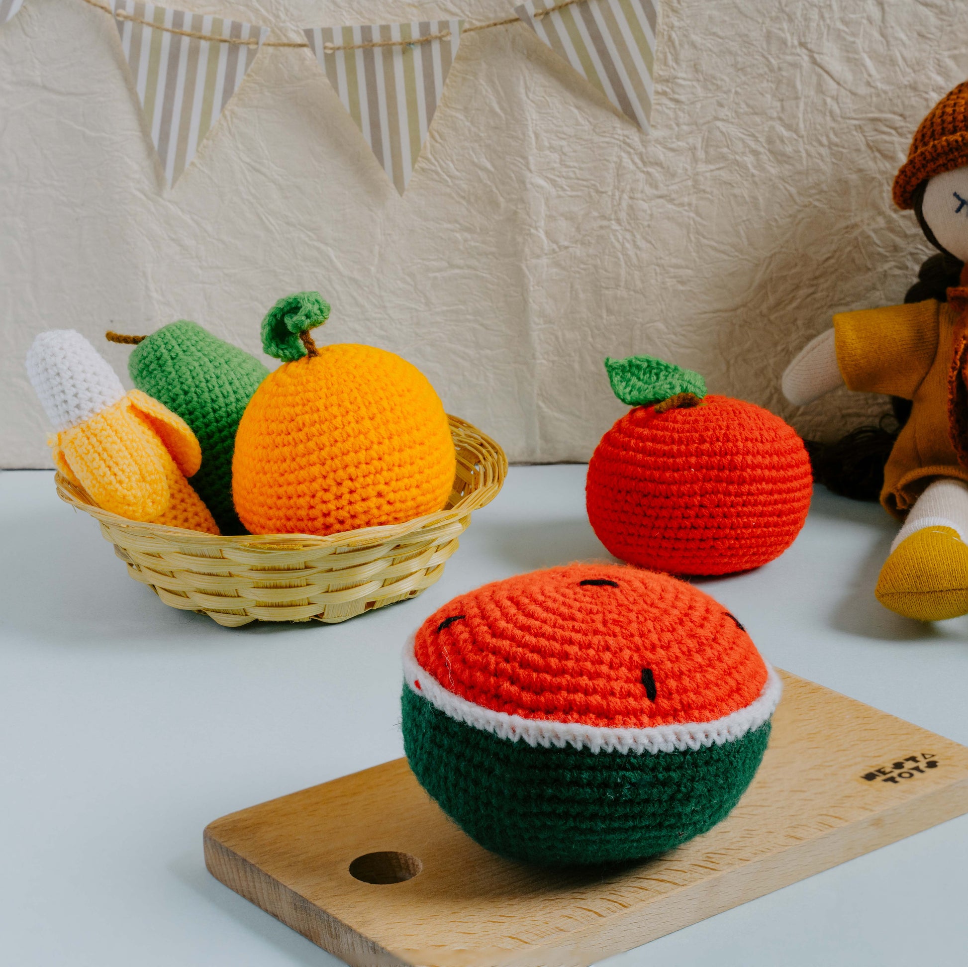 Crochet Fruit Toys | Play Food for Kids - nestatoys