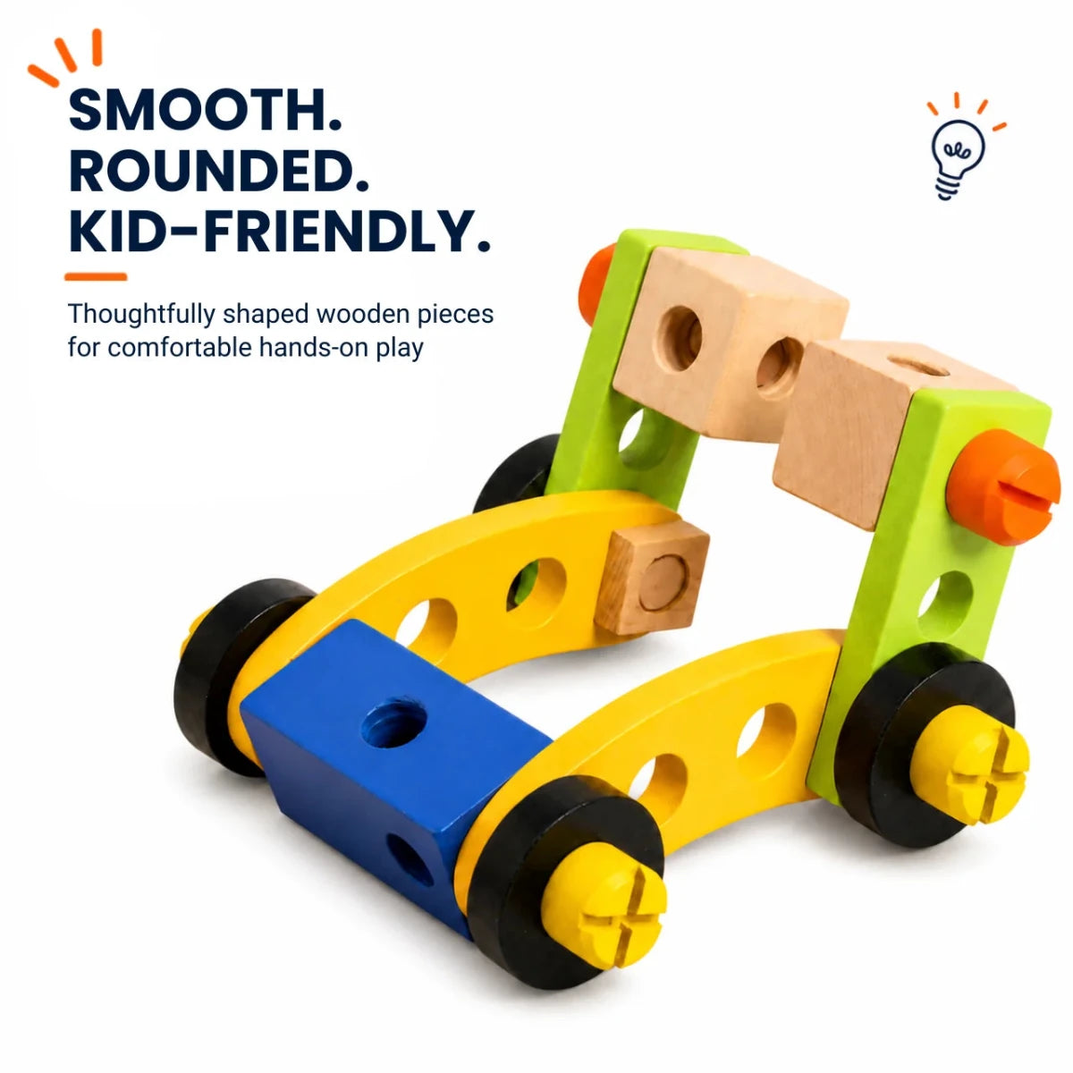 Wooden Tool Kit Without Box (39 Pcs) - NESTA TOYS