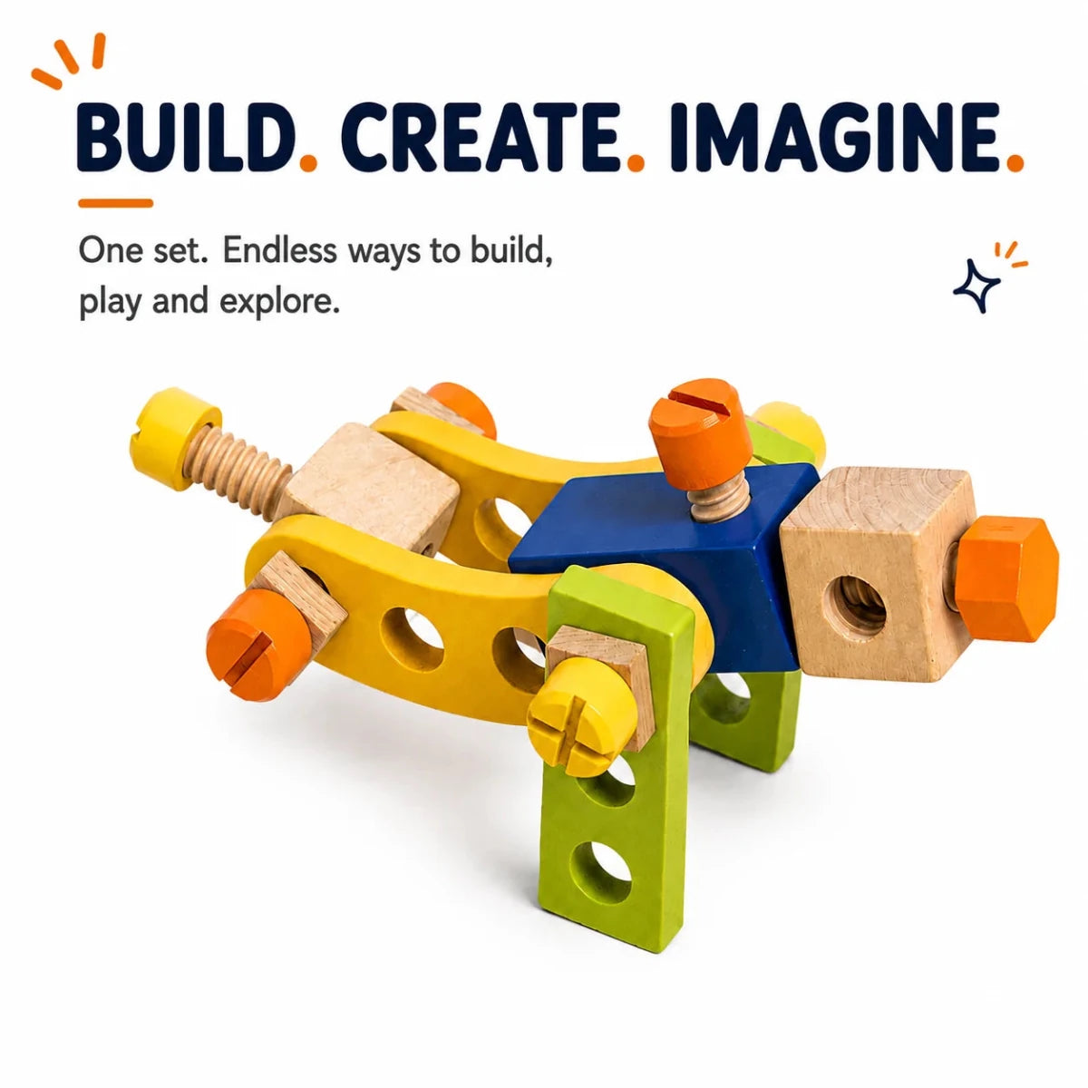 Wooden Tool Kit Without Box (39 Pcs) - NESTA TOYS