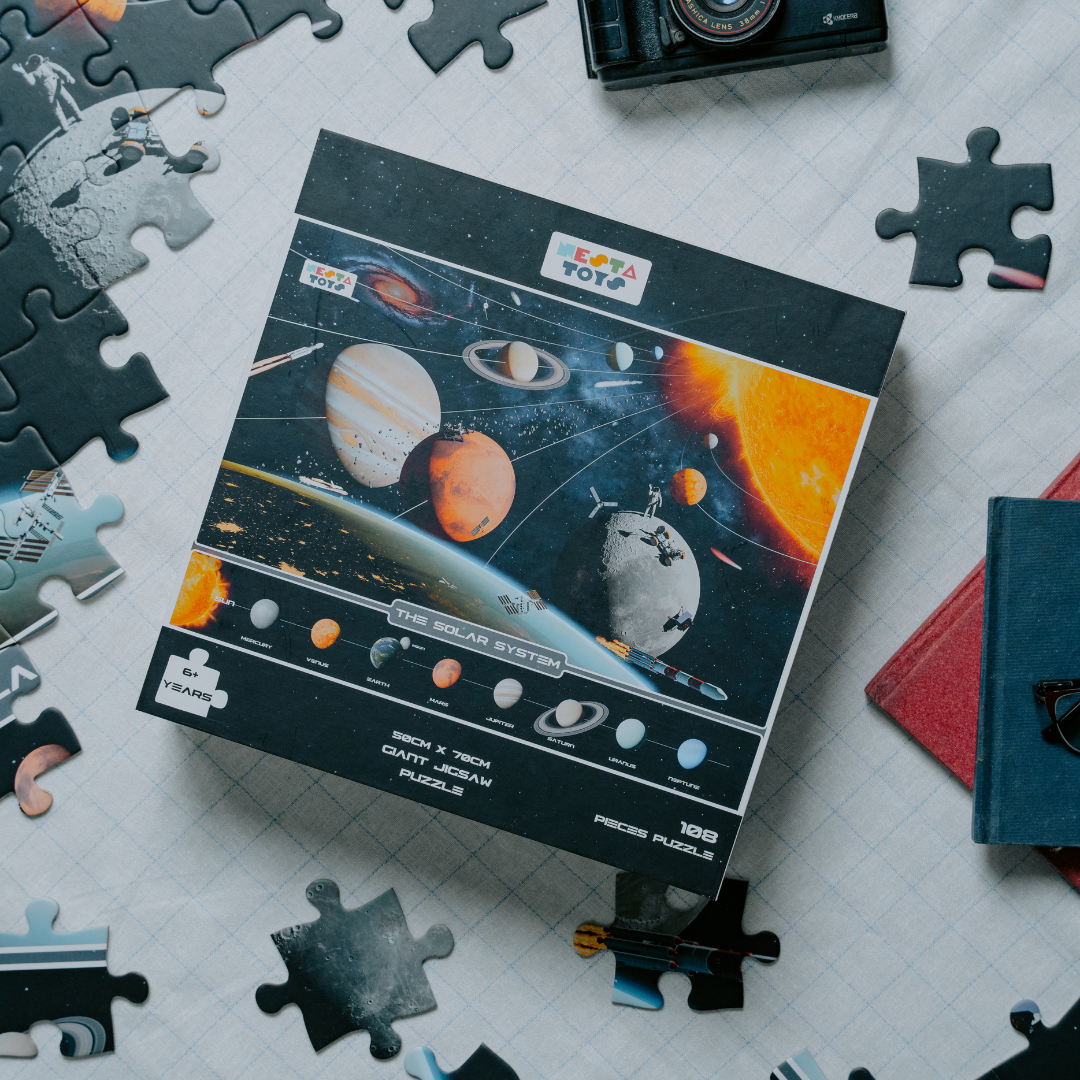 Solar System Jigsaw Puzzle (108 Jumbo Pieces) - nestatoys
