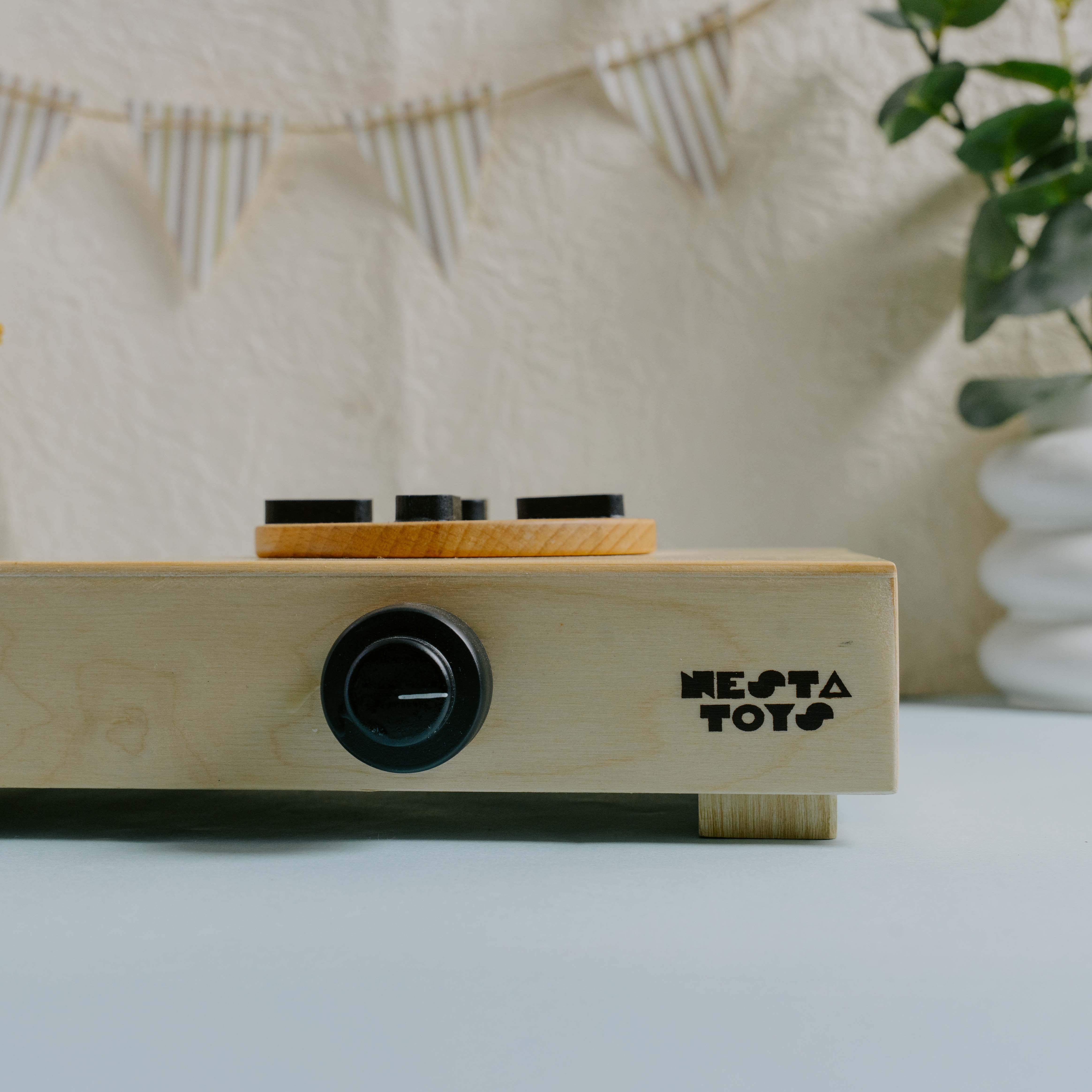 Wooden Gas Stove Toy - nestatoys