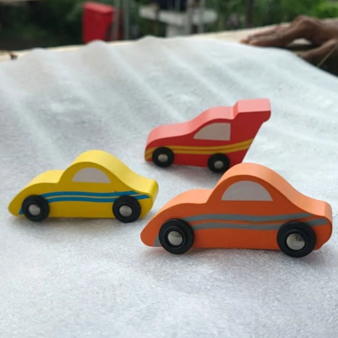 NESTA TOYS - Wooden Car (6 Pcs)